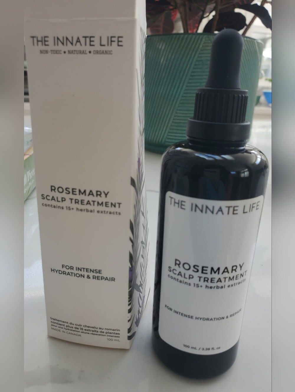 The Innate Life Rosemary Treatment for Scalp & Hair Oil (Sampled) Over 90% Left